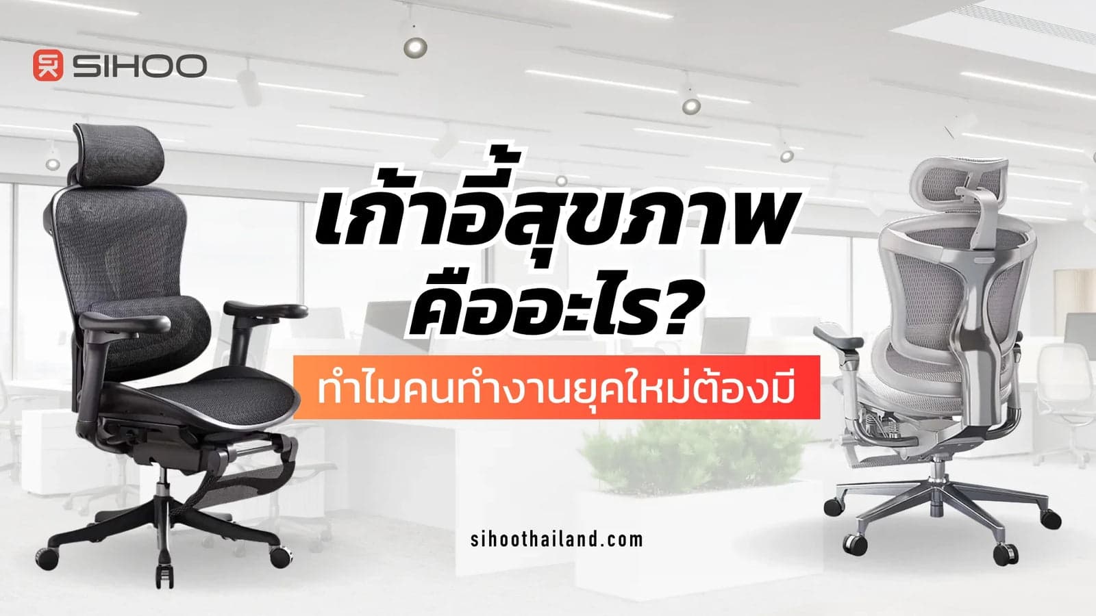 เก้าอี้สุขภาพ คืออะไร? ทำไมคนทำงานยุคใหม่ต้องมี